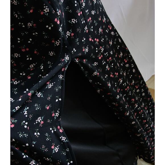 Emerald Sundae front slit, off-shoulder floral Maxi dress size S - Picture 5 of 5